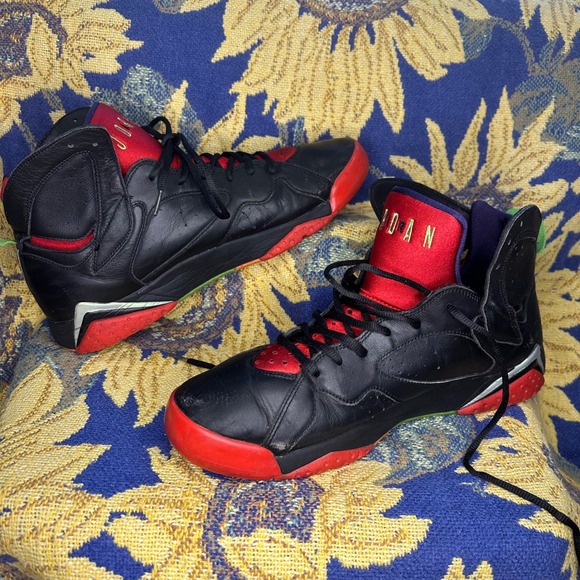 Nike Other - Nike Air Jordan 7 Retro Marvin the Martian 2015 Size 13 – Black/Red/Green